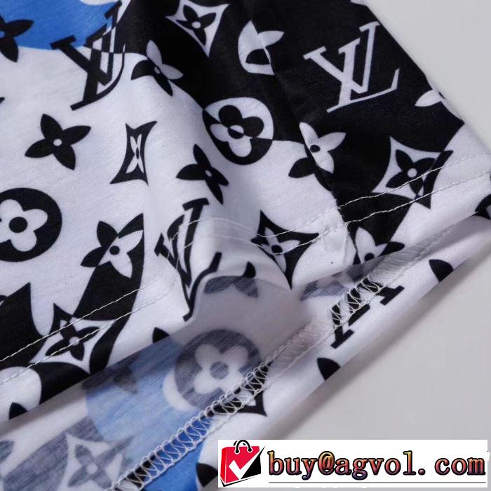 今季流行りの人気新作 ルイ ヴィトン LOUIS VUITTON Tシャツ/ティーシャツ 2色可選 2019年夏の一押しファッションアイテム