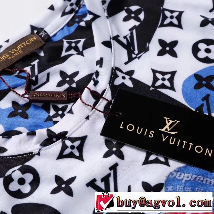 今季流行りの人気新作 ルイ ヴィトン LOUIS VUITTON Tシャツ/ティーシャツ 2色可選 2019年夏の一押しファッションアイテム