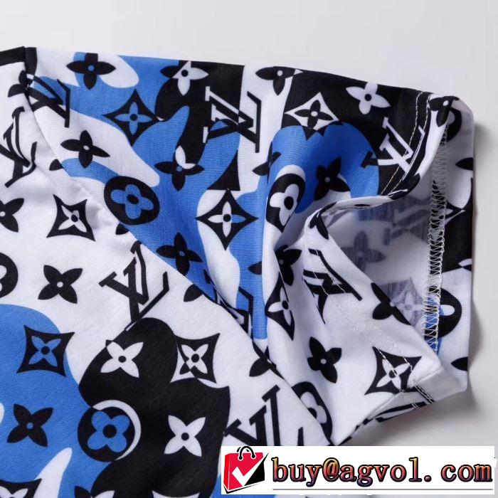 今季流行りの人気新作 ルイ ヴィトン LOUIS VUITTON Tシャツ/ティーシャツ 2色可選 2019年夏の一押しファッションアイテム