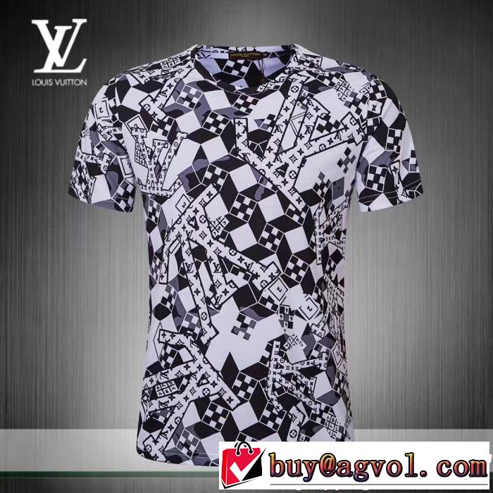  LOUIS VUITTON 大人のこなれた着こなし ルイ ヴィトン 2019SSのトレンド商品 Tシャツ/ティーシャツ 2色可選 