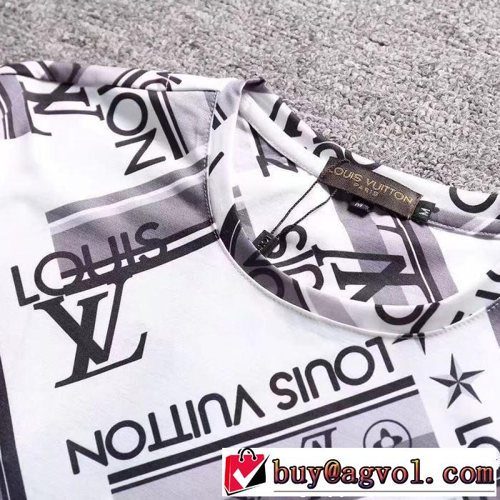 今年流大人っぽさ ルイ ヴィトン LOUIS VUITTON Tシャツ/ティーシャツ 2色可選 2019春夏トレンドアイテム