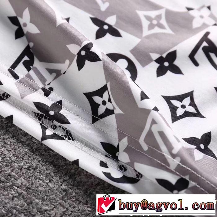 2019年最新ファッション  Tシャツ/ティーシャツ 2色可選 高級感が好評です ルイ ヴィトン LOUIS VUITTON