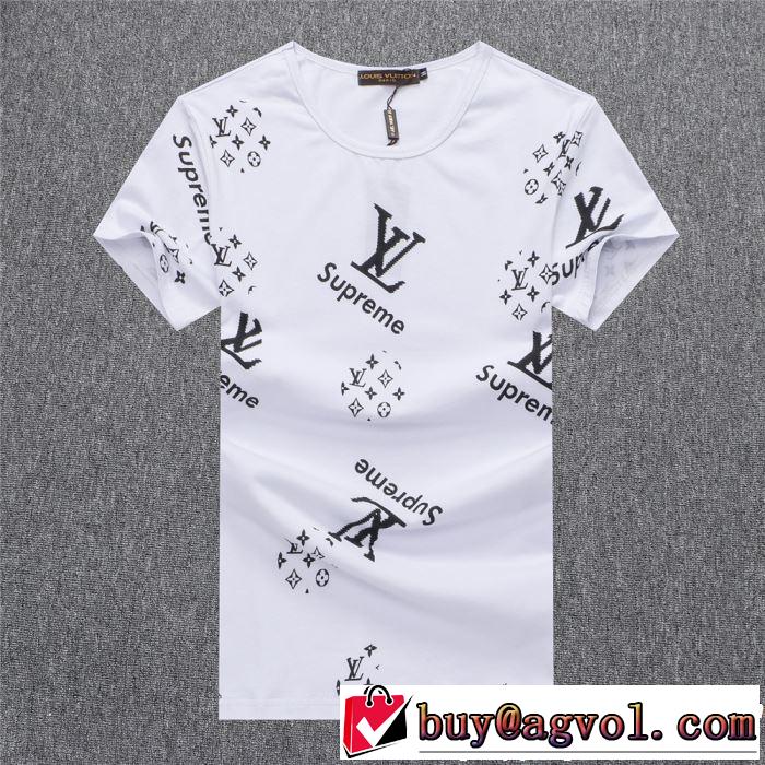素敵なスタイルで夏の定番 2019春夏も引き続きトレンド LOUIS VUITTON ルイ ヴィトン 半袖Tシャツ 3色可選