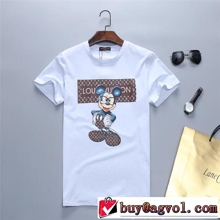 半袖Tシャツ 2色可選 新作コレクションを見る 春夏シンプルファッションでOK！ LOUIS VUITTON ルイ ヴィトン