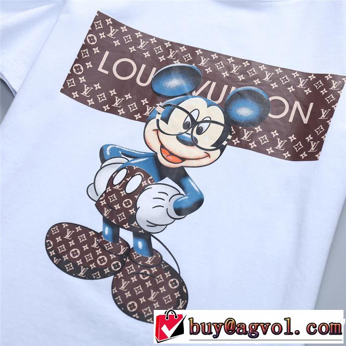 半袖Tシャツ 2色可選 新作コレクションを見る 春夏シンプルファッションでOK！ LOUIS VUITTON ルイ ヴィトン