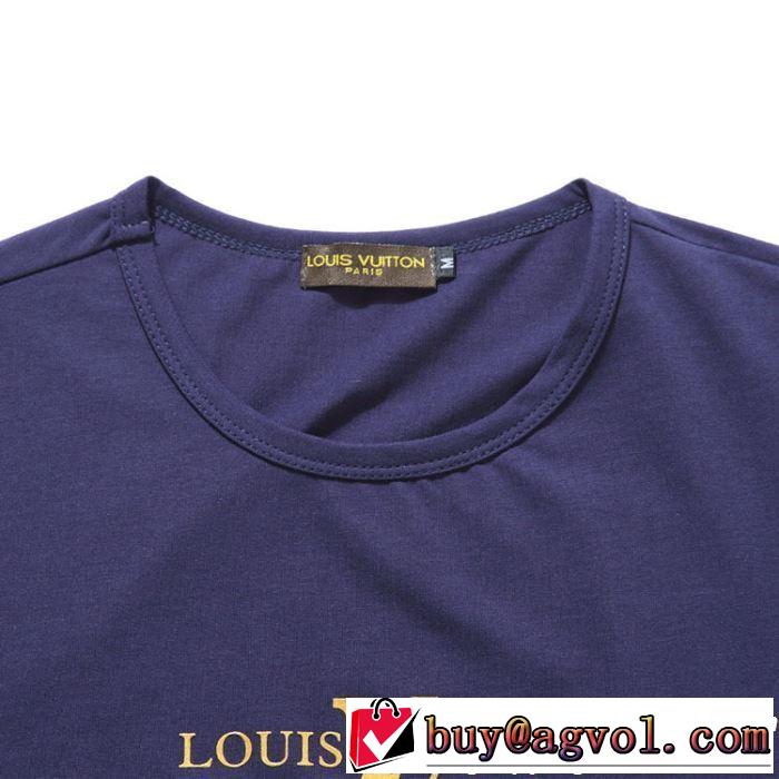 2019SSのトレンド商品 大胆にデザインオシャレ新品 LOUIS VUITTON ルイ ヴィトン 半袖Tシャツ 3色可選