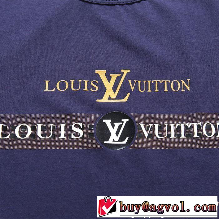 2019SSのトレンド商品 大胆にデザインオシャレ新品 LOUIS VUITTON ルイ ヴィトン 半袖Tシャツ 3色可選