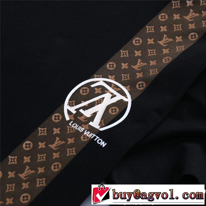 2019年最新ファッション 春夏シンプルファッションでOK！ LOUIS VUITTON ルイ ヴィトン 半袖Tシャツ 2色可選