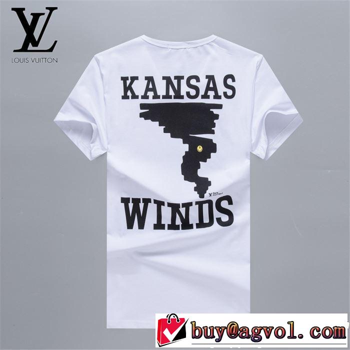 春夏のトレンドアイテム LOUIS VUITTON ルイ ヴィトン 半袖Tシャツ 3色可選 2019夏ファション新品 今年もトレンド