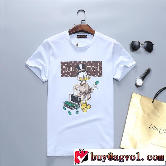 LOUIS VUITTON ルイ ヴィトン 半袖Tシャツ 2色可選 【2019春夏】最新コレクション 夏の王道　適度な上品さ