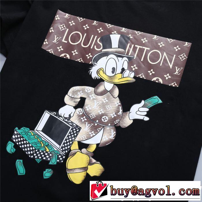 LOUIS VUITTON ルイ ヴィトン 半袖Tシャツ 2色可選 【2019春夏】最新コレクション 夏の王道　適度な上品さ