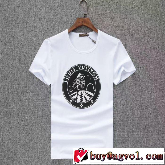 リラックススタイルが実現 2019春夏も引き続きトレンド LOUIS VUITTON ルイ ヴィトン 半袖Tシャツ 3色可選