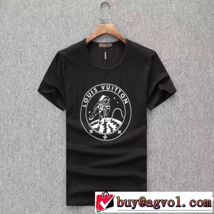 リラックススタイルが実現 2019春夏も引き続きトレンド LOUIS VUITTON ルイ ヴィトン 半袖Tシャツ 3色可選
