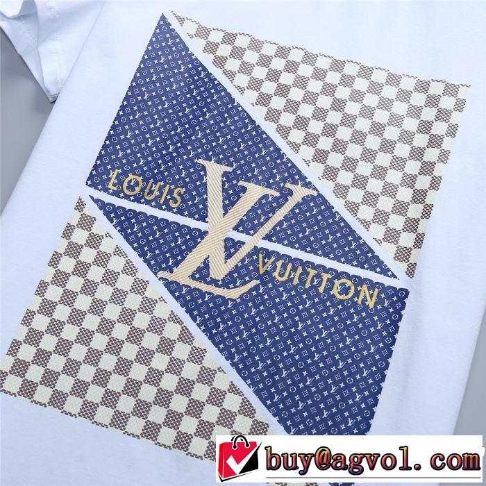 春色の最旬の人気アイテム LOUIS VUITTON ルイ ヴィトン 半袖Tシャツ 2色可選 2019春夏トレンドアイテム