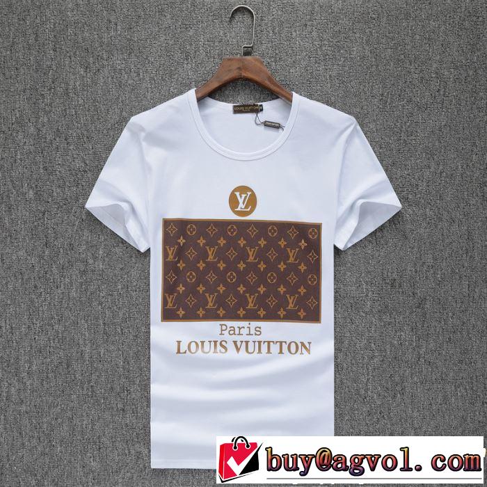 半袖Tシャツ 3色可選 注目度が高まり最新コレクション 2019年春夏シーズンの人気 LOUIS VUITTON ルイ ヴィトン