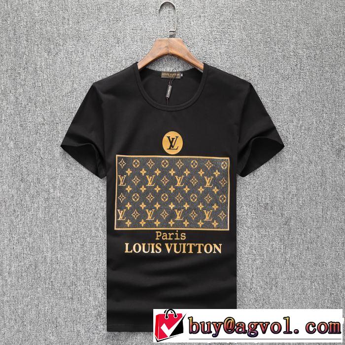 半袖Tシャツ 3色可選 注目度が高まり最新コレクション 2019年春夏シーズンの人気 LOUIS VUITTON ルイ ヴィトン