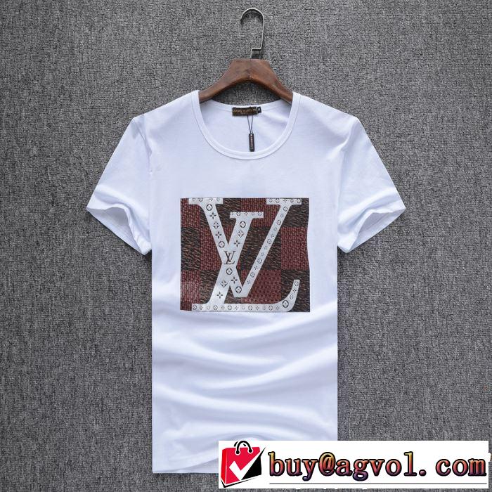 大人カジュアル上手に 《2019年》今、注目のストリート LOUIS VUITTON ルイ ヴィトン 半袖Tシャツ 3色可選