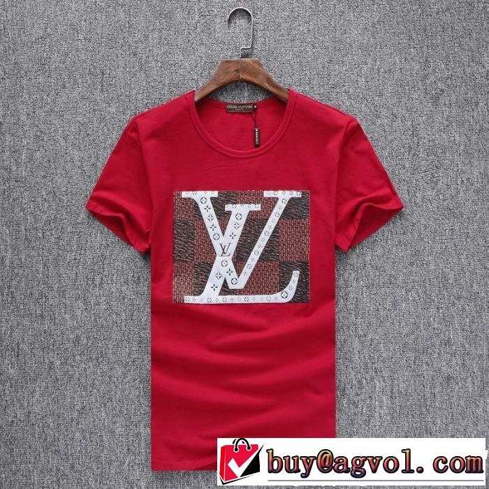 大人カジュアル上手に 《2019年》今、注目のストリート LOUIS VUITTON ルイ ヴィトン 半袖Tシャツ 3色可選