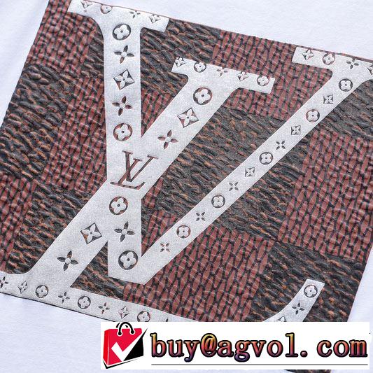 大人カジュアル上手に 《2019年》今、注目のストリート LOUIS VUITTON ルイ ヴィトン 半袖Tシャツ 3色可選