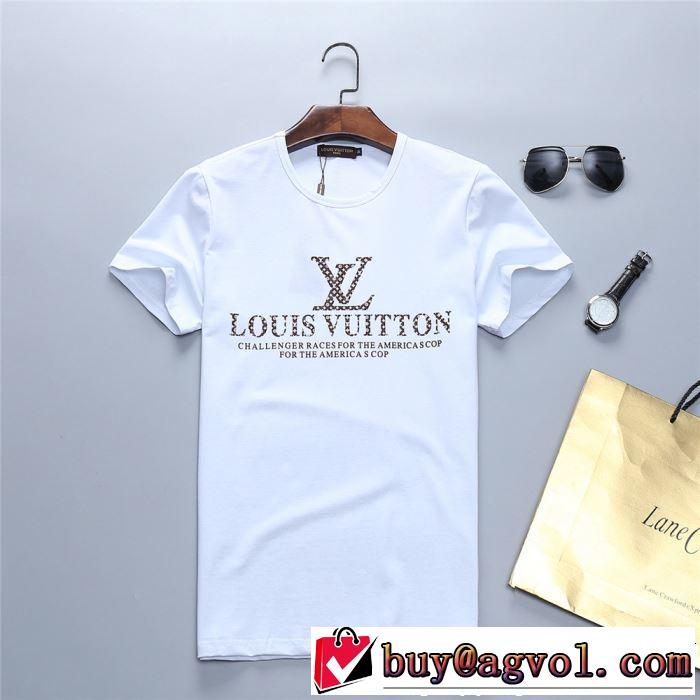 今から夏まで活躍する LOUIS VUITTON ルイ ヴィトン 半袖Tシャツ 2色可選 大人カジュアル夏ファッション2019