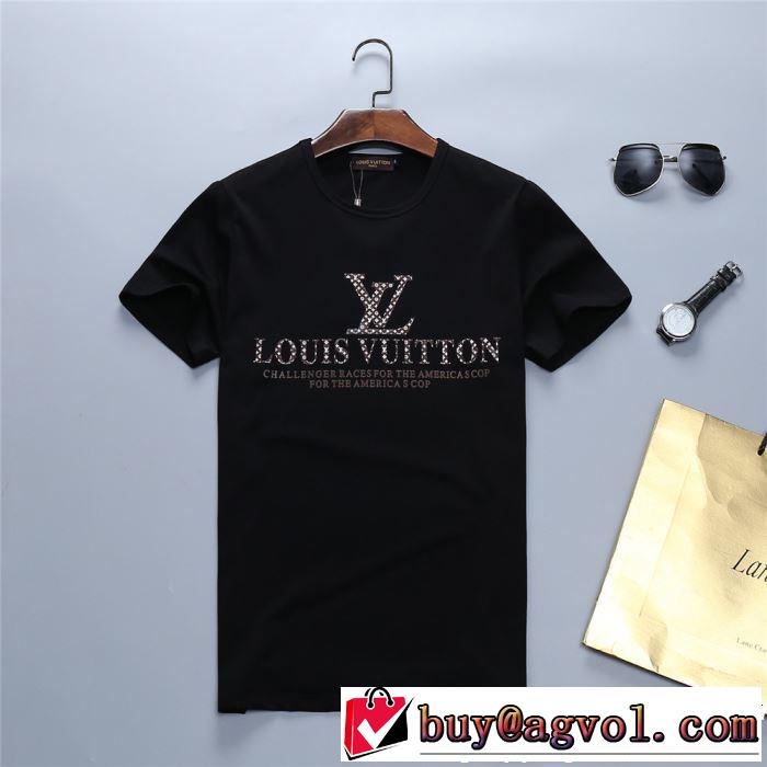 今から夏まで活躍する LOUIS VUITTON ルイ ヴィトン 半袖Tシャツ 2色可選 大人カジュアル夏ファッション2019