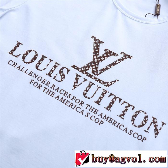 今から夏まで活躍する LOUIS VUITTON ルイ ヴィトン 半袖Tシャツ 2色可選 大人カジュアル夏ファッション2019