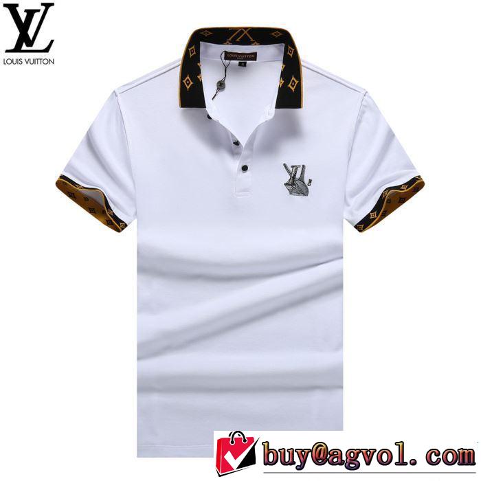 3色可選  半袖Tシャツ 2019春夏のトレンド新商品 おしゃれデザインも大人気 LOUIS VUITTON ルイ ヴィトン