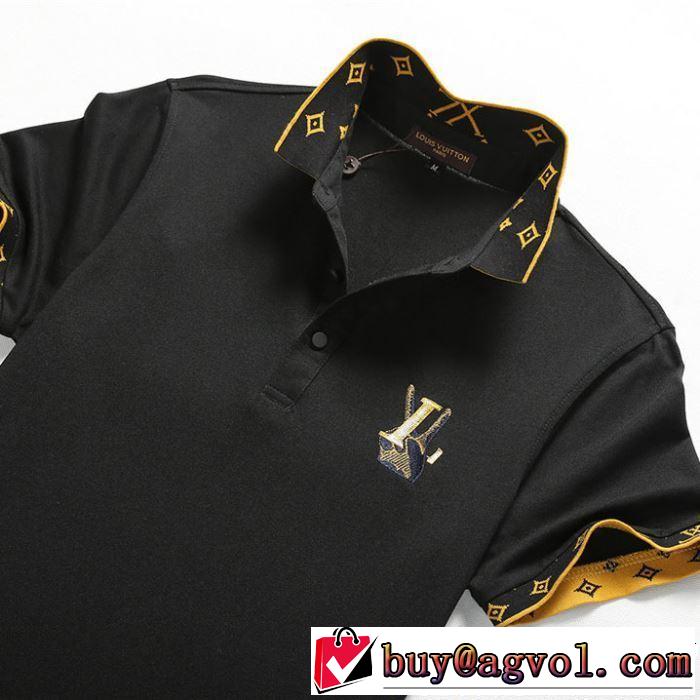 3色可選  半袖Tシャツ 2019春夏のトレンド新商品 おしゃれデザインも大人気 LOUIS VUITTON ルイ ヴィトン