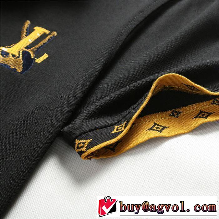 3色可選  半袖Tシャツ 2019春夏のトレンド新商品 おしゃれデザインも大人気 LOUIS VUITTON ルイ ヴィトン