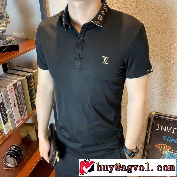 春夏の流行りトップス 2019春夏人気トレンドアイテム LOUIS VUITTON ルイ ヴィトン 半袖Tシャツ 2色可選