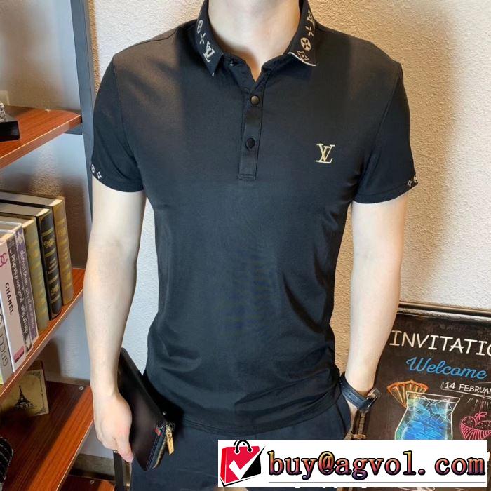 春夏の流行りトップス 2019春夏人気トレンドアイテム LOUIS VUITTON ルイ ヴィトン 半袖Tシャツ 2色可選