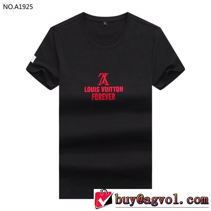 2019春夏は人気定番 LOUIS VUITTON ルイ ヴィトン 半袖Tシャツ 3色可選 最新のトレンドブランド人気的