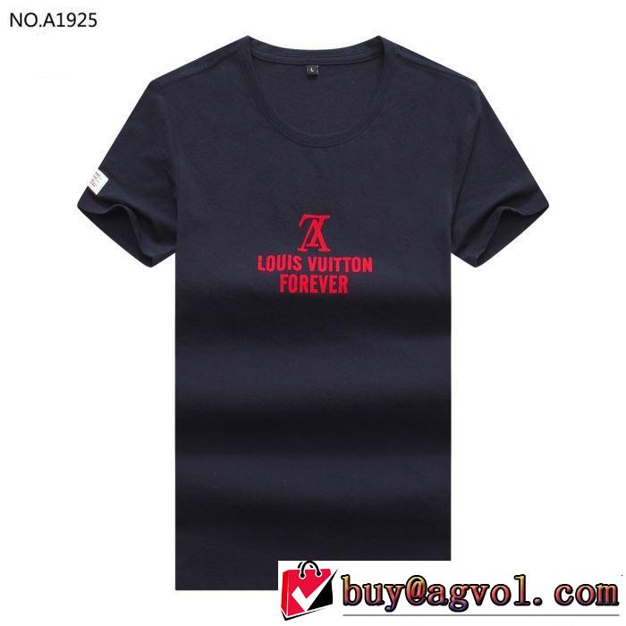 2019春夏は人気定番 LOUIS VUITTON ルイ ヴィトン 半袖Tシャツ 3色可選 最新のトレンドブランド人気的