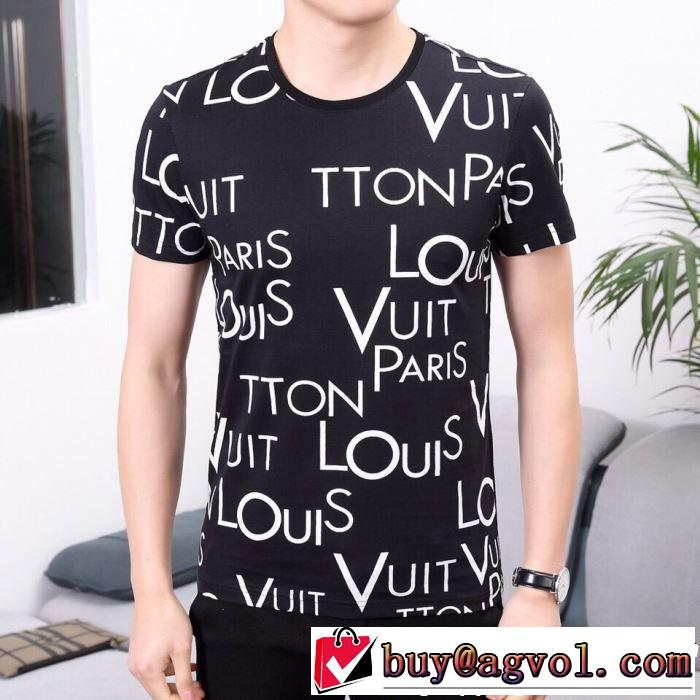 2019春夏トレンドアイテム 大人っぽいファション感 LOUIS VUITTON ルイ ヴィトン 半袖Tシャツ 2色可選
