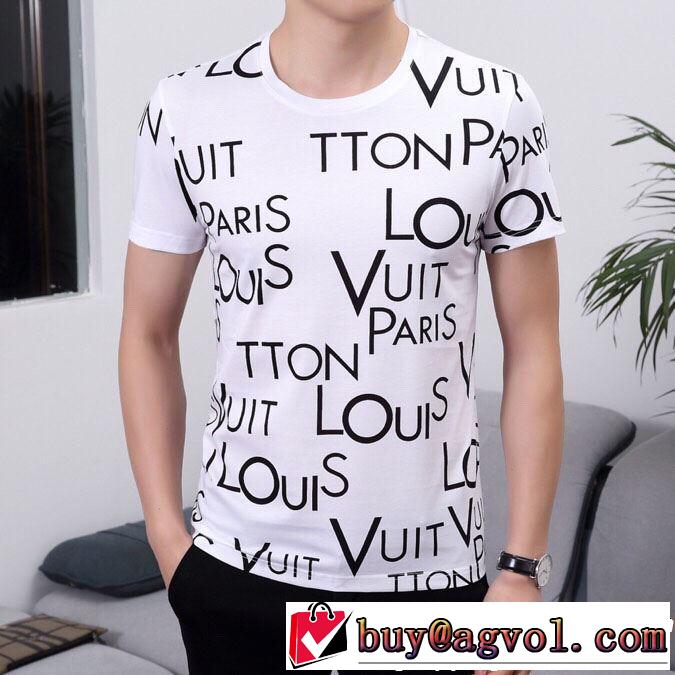 2019春夏トレンドアイテム 大人っぽいファション感 LOUIS VUITTON ルイ ヴィトン 半袖Tシャツ 2色可選