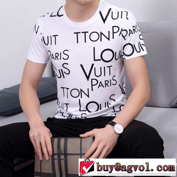 2019春夏トレンドアイテム 大人っぽいファション感 LOUIS VUITTON ルイ ヴィトン 半袖Tシャツ 2色可選