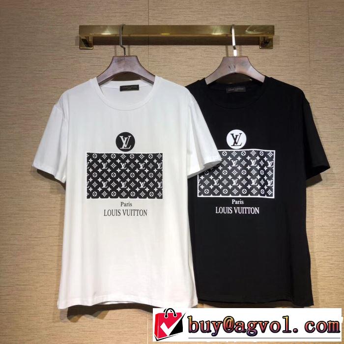 最近のトレンドアイテム LOUIS VUITTON ルイ ヴィトン 半袖Tシャツ 2色可選 《2019年》今、注目のストリート