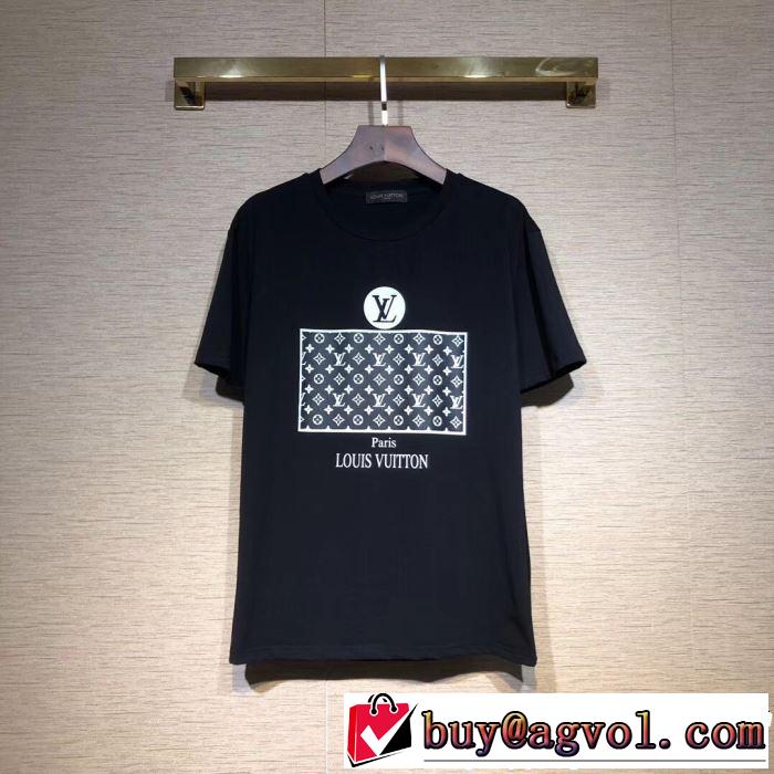 最近のトレンドアイテム LOUIS VUITTON ルイ ヴィトン 半袖Tシャツ 2色可選 《2019年》今、注目のストリート