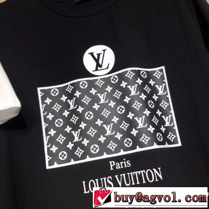 最近のトレンドアイテム LOUIS VUITTON ルイ ヴィトン 半袖Tシャツ 2色可選 《2019年》今、注目のストリート