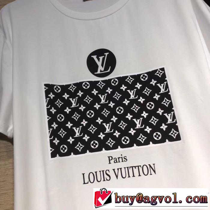 最近のトレンドアイテム LOUIS VUITTON ルイ ヴィトン 半袖Tシャツ 2色可選 《2019年》今、注目のストリート