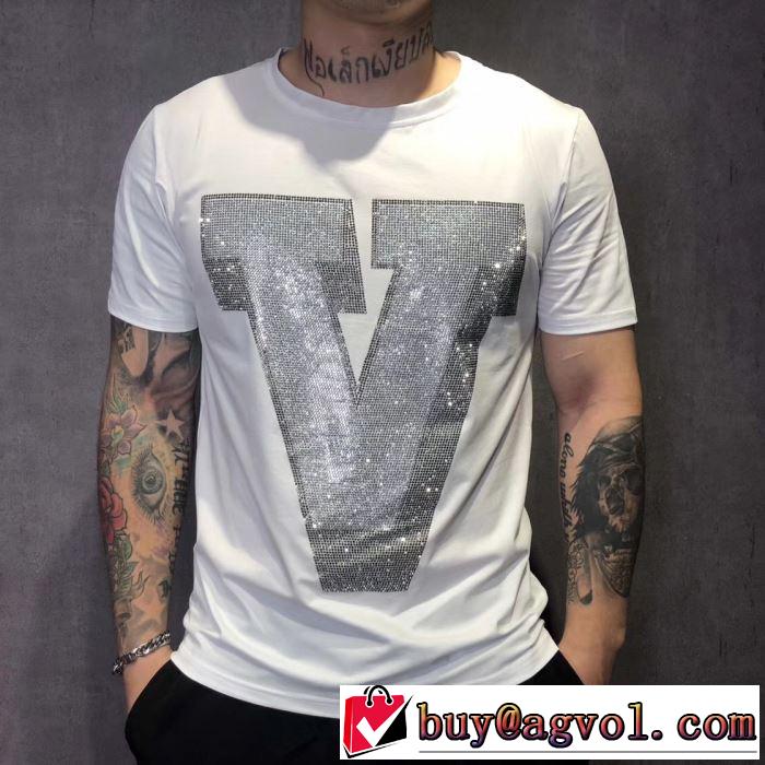 一目ぼれLOUIS VUITTON  Tシャツ/半袖 2019年春夏シーズンの人気 2色可選 ルイ ヴィトン  海外セレブは大人気