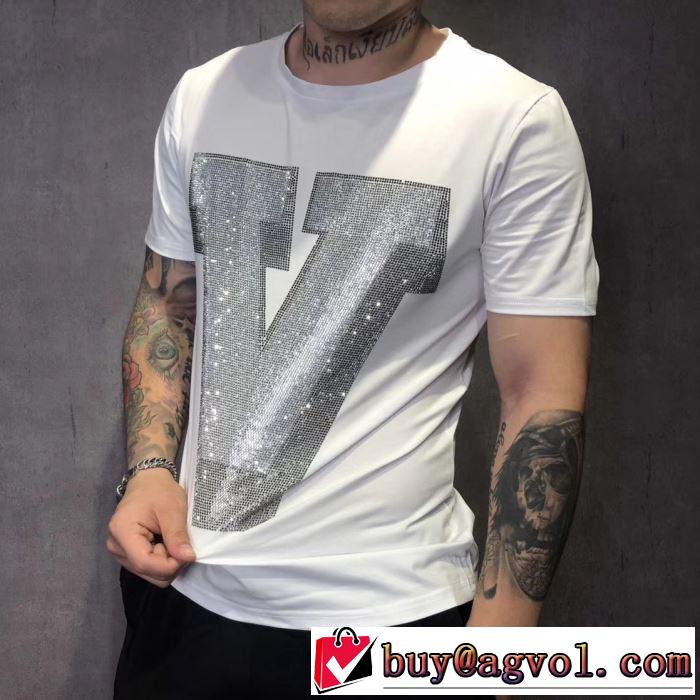 一目ぼれLOUIS VUITTON  Tシャツ/半袖 2019年春夏シーズンの人気 2色可選 ルイ ヴィトン  海外セレブは大人気