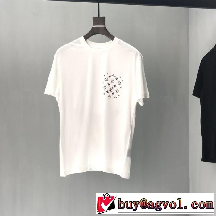 人気上昇中  Tシャツ/半袖 2色可選 2019春夏人気トレンドアイテム ルイ ヴィトン LOUIS VUITTON 春夏トレンド
