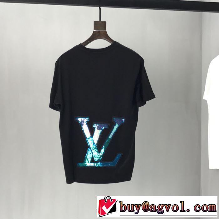 人気上昇中  Tシャツ/半袖 2色可選 2019春夏人気トレンドアイテム ルイ ヴィトン LOUIS VUITTON 春夏トレンド