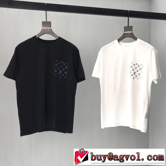 人気上昇中  Tシャツ/半袖 2色可選 2019春夏人気トレンドアイテム ルイ ヴィトン LOUIS VUITTON 春夏トレンド