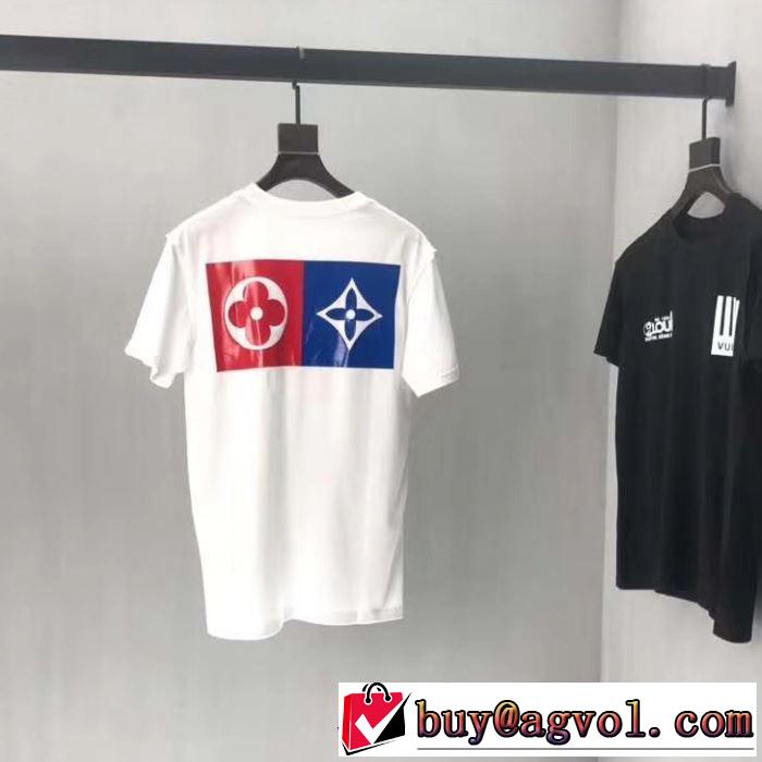 在庫手元にあり即発セール必需品 LOUIS VUITTON Tシャツ/半袖 2色可選 2019春夏人気トレンドアイテム ルイ ヴィトン