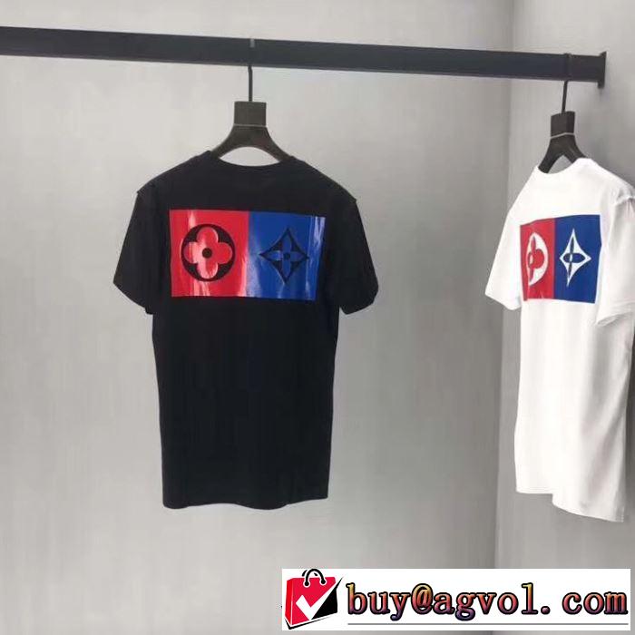 在庫手元にあり即発セール必需品 LOUIS VUITTON Tシャツ/半袖 2色可選 2019春夏人気トレンドアイテム ルイ ヴィトン