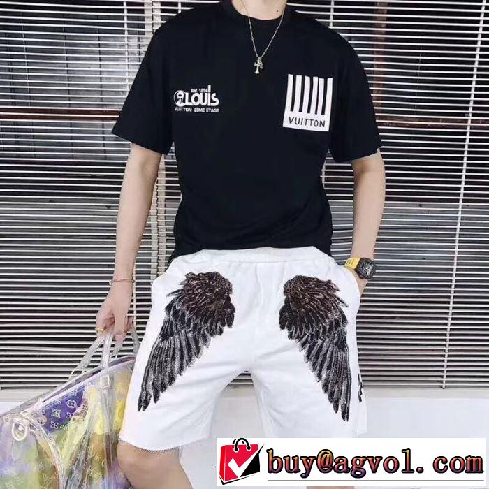 在庫手元にあり即発セール必需品 LOUIS VUITTON Tシャツ/半袖 2色可選 2019春夏人気トレンドアイテム ルイ ヴィトン
