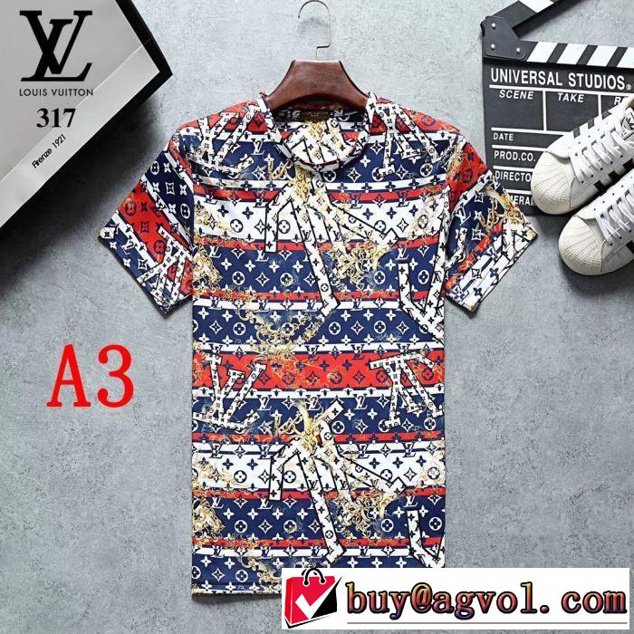 大人気オリジナル  Tシャツ/半袖 3色可選 LOUIS VUITTON 2019春夏人気トレンドアイテム ルイ ヴィトン