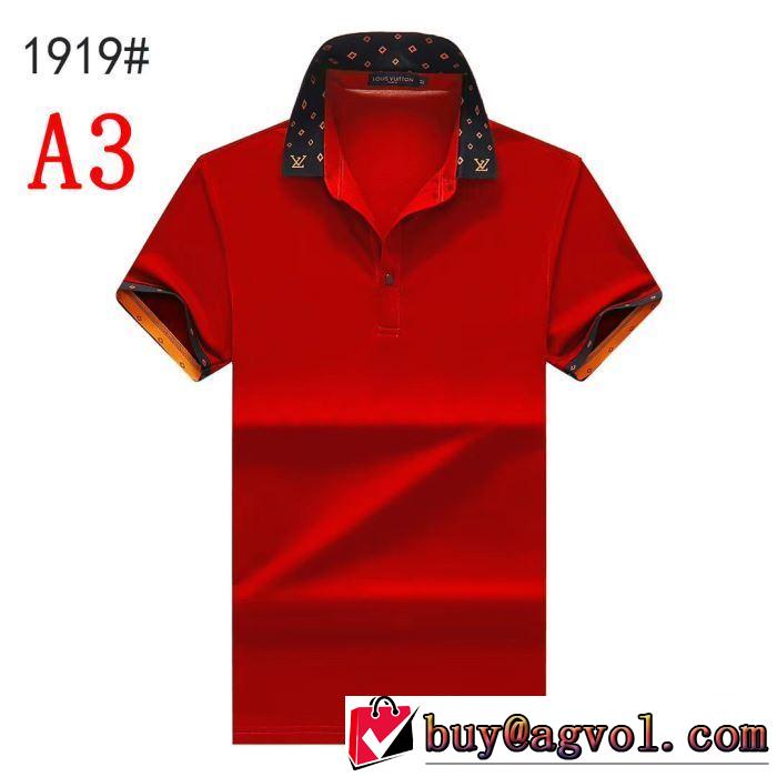 LOUIS VUITTON  Tシャツ/半袖 4色可選 今年は大きめの新作がトレンドルイ ヴィトン 2019年最新ファッション